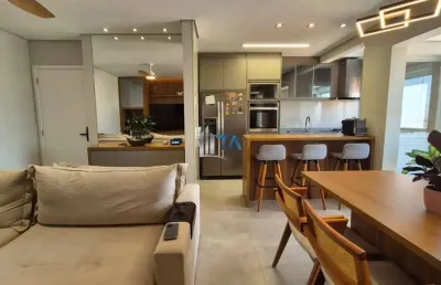 Apartamento à venda 80m² com 3 quartos 1 suíte 3 vagas em campinas, ponte preta.
