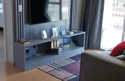 Apartamento mobiliado à venda 57m² com 2 quartos 1 suíte 1 vaga em campinas - centro.