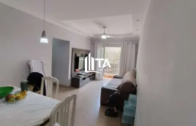 Apartamento à venda 76m² com 3 quartos 1 suíte 1 vaga, por 385.000 no jardim paulicéia em campinas.