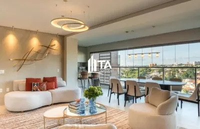 Apartamento para locação com 157m² 3 suítes 3 vagas mobiliado no bairro cambuí em campinas.