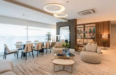 Apartamento para locação com 157m² 3 suítes 3 vagas mobiliado e decorado no bairro cambuí em campinas.