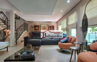 Sobrado com 3 dormitórios à venda, 442 m² - vila valparaíso - santo andré/sp