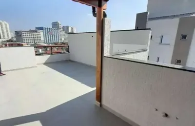 Cobertura com 2 dormitórios à venda, 90 m² - vila são pedro - santo andré/sp