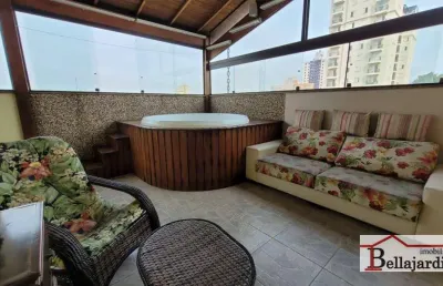 Cobertura com 2 dormitórios à venda, 230 m² - bairro campestre - santo andré/sp