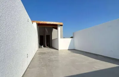 Cobertura com 2 dormitórios à venda, 100 m² - vila camilópolis - santo andré/sp