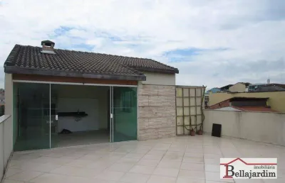 Cobertura com 3 dormitórios à venda, 192 m² - bairro vila camilópolis - santo andré/sp