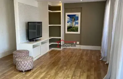 Apartamento com 3 dormitórios para alugar, 128 m² - centro - santo andré/sp