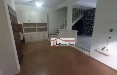 Sobrado com 3 dormitórios à venda, 253 m² - bairro jardim santo antônio - santo andré/sp