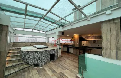 Cobertura com 3 dormitórios, 198 m² - venda ou aluguel  - bairro campestre - santo andré/sp