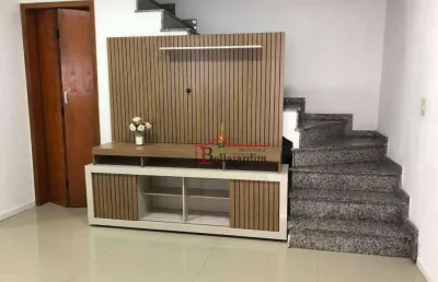 Sobrado com 2 dormitórios à venda, 63 m²  - bairro vila valparaíso - santo andré/sp
