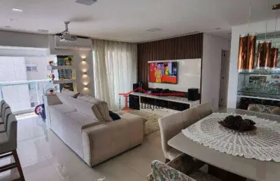 Apartamento com 3 dormitórios à venda, 115 m² - bairro jardim - santo andré/sp
