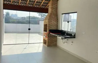 Cobertura com 2 dormitórios à venda, 100 m² - bairro parque das nações - santo andré/sp