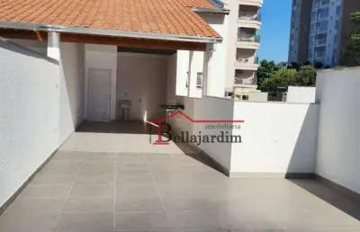 Cobertura com 3 dormitórios à venda, 146 m² - bairro campestre - santo andré/sp