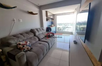 Apartamento com 2 dormitórios à venda, 60 m² - bairro jardim - santo andré/sp