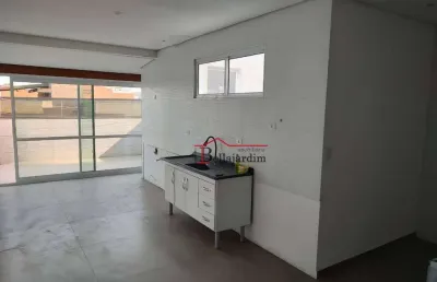 Cobertura com 2 dormitórios à venda, 88 m² - bairro campestre - santo andré/sp