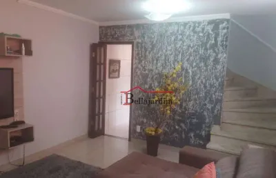 Sobrado com 2 dormitórios à venda, 124 m² - bairro vila alzira - santo andré/sp
