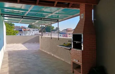 Cobertura com 3 dormitórios para alugar, 150 m² - vila eldízia - santo andré/sp