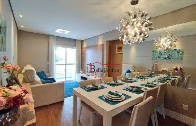 Apartamento com 2 dormitórios à venda, 64 m² - bairro campestre - santo andré/sp