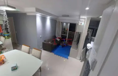 Apartamento com 2 dormitórios à venda, 52 m² - vila alzira - santo andré/sp