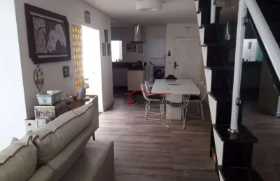 Sobrado com 3 dormitórios à venda, 300 m² - vila valparaíso - santo andré/sp