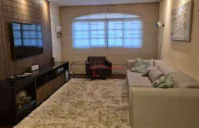 Sobrado com 3 dormitórios à venda, 300 m² - vila alto de santo andré - santo andré/sp