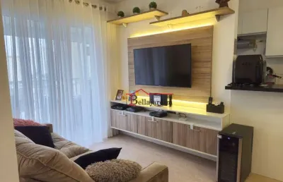 Apartamento com 2 dormitórios à venda, 59m² - bairro campestre - santo andré/sp