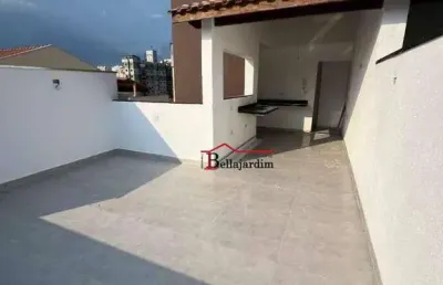 Cobertura com 2 dormitórios à venda, 100 m²- bairro santa maria - santo andré/sp