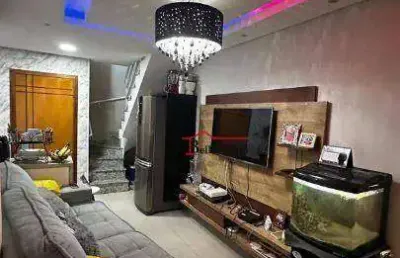 Cobertura com 2 dormitórios à venda, 99 m² - vila marina - santo andré/sp