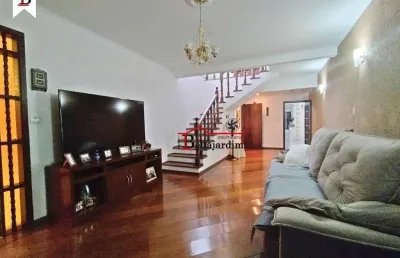 Sobrado com 4 dormitórios à venda, 319 m² - vila valparaíso - santo andré/sp