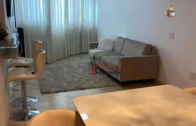 Apartamento com 1 dormitório à venda, 52m² - bairro jardim - santo andré/sp