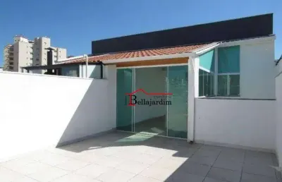 Cobertura com 2 dormitórios, 104m² - bairro jardim bela vista - santo andré/sp