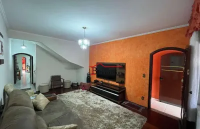 Sobrado com 4 dormitórios, 199m² - venda ou aluguel - vila camilópolis - santo andré/sp