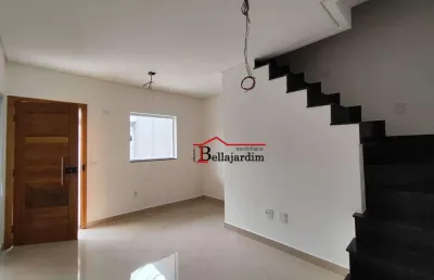 Sobrado com 2 dormitórios à venda, 90 m² - jardim das maravilhas - santo andré/sp