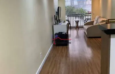 Apartamento com 3 dormitórios à venda, 70 m² - vila valparaíso - santo andré/sp