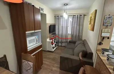 Apartamento com 2 dormitórios para alugar, 42 m² - vila valparaíso - santo andré/sp