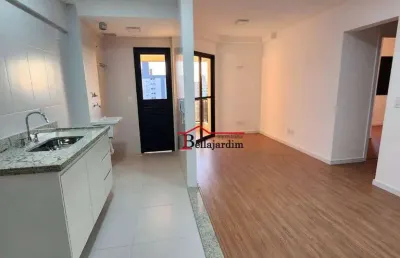 Apartamento com 2 dormitórios para alugar, 57 m² - vila valparaíso - santo andré/sp