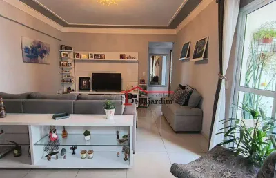 Apartamento com 3 dormitórios à venda, 88 m² - vila valparaíso - santo andré/sp