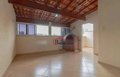 Cobertura com 2 dormitórios à venda, 80 m² - bairro jardim progresso - santo andré/sp