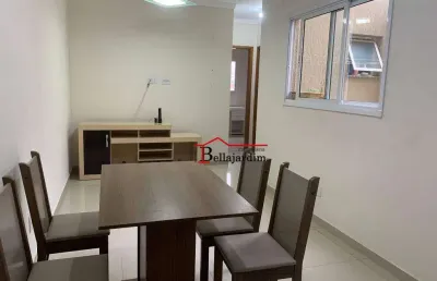 Apartamento com 2 dormitórios para alugar, 52 m² - vila curuçá - santo andré/sp