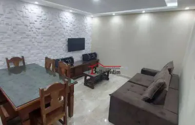 Cobertura com 3 dormitórios, 124 m² - venda ou aluguel - vila scarpelli - santo andré/sp