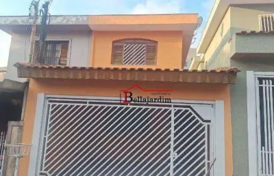 Sobrado com 2 dormitórios à venda, 130 m² - vila eldízia - santo andré/sp