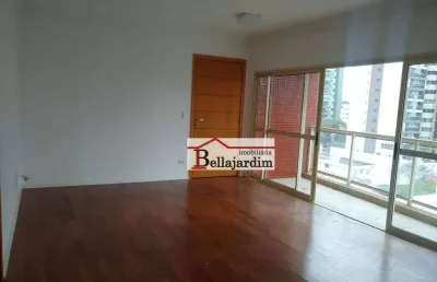 Apartamento com 3 dormitórios para alugar, 122m² - bairro jardim - santo andré/sp