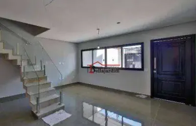 Sobrado com 3 dormitórios à venda, 138m² - bairro vila eldízia - santo andré/sp