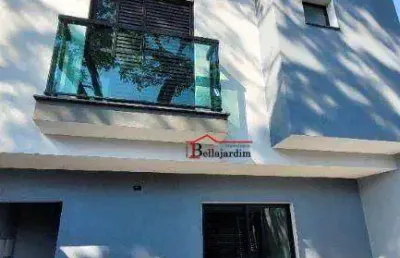 Sobrado com 3 dormitórios à venda, 139 m² - vila eldízia - santo andré/sp