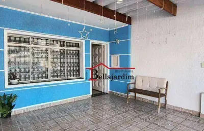 Sobrado com 3 dormitórios para alugar, 200 m² por r$ 5.980,00/mês - jardim - santo andré/sp