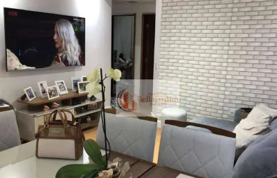 Apartamento com 3 dormitórios à venda, 88 m² - vila valparaíso - santo andré/sp