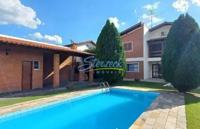Casa com 4 dormitórios à venda, 386 m² por r$ 1.700.000,00 - condomínio estância marambaia - vinhed