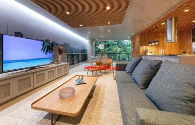 ** apartamento andar alto com 154m² - 3 suítes com 2 vagas de garagem - varanda gourmet e lazer completo com localização privilegiada **