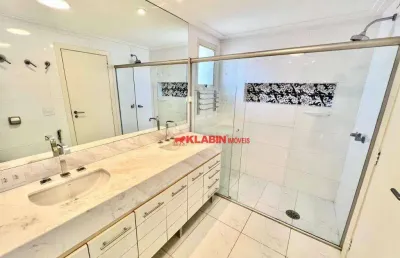 Apartamento com 4 dormitórios para alugar, 223 m² por r$ 22.618,00/mês - brooklin paulista - são paulo/sp