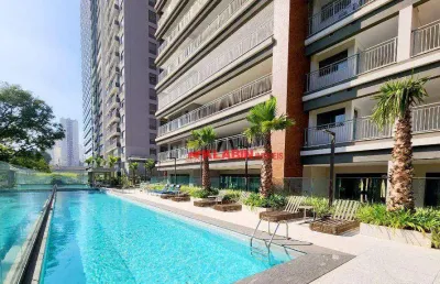 ** apartamento novo padrão cyrela com 161m² de área privativa - 2 suítes com 2 vagas de garagem - excelente vista e localização na vila clementino **
